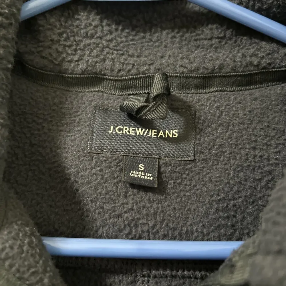 J Crew/Jeans Men’s Navy Blue Full Zip Vest Size Small Polyester/Nylon Blend